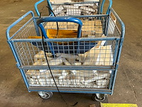 Eurokraft magazijnkar (4x) - afbeelding 1 van  1