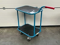 Eurokraft magazijnwagen (200kg) - afbeelding 1 van  3