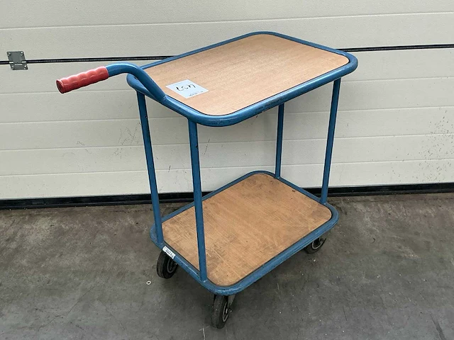 Eurokraft magazijnwagen (200kg) - afbeelding 2 van  3