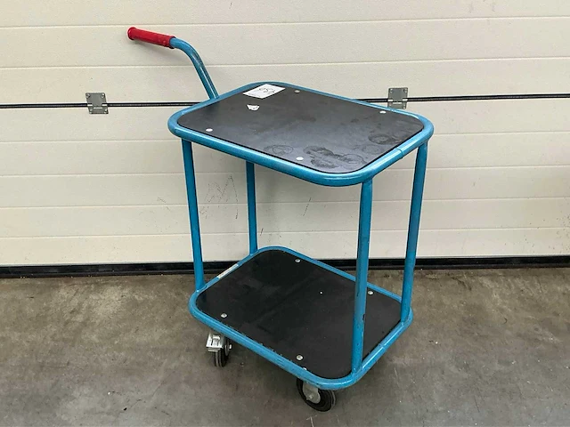 Eurokraft magazijnwagen (200kg) - afbeelding 1 van  2