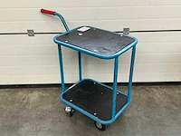Eurokraft magazijnwagen (200kg) - afbeelding 1 van  2