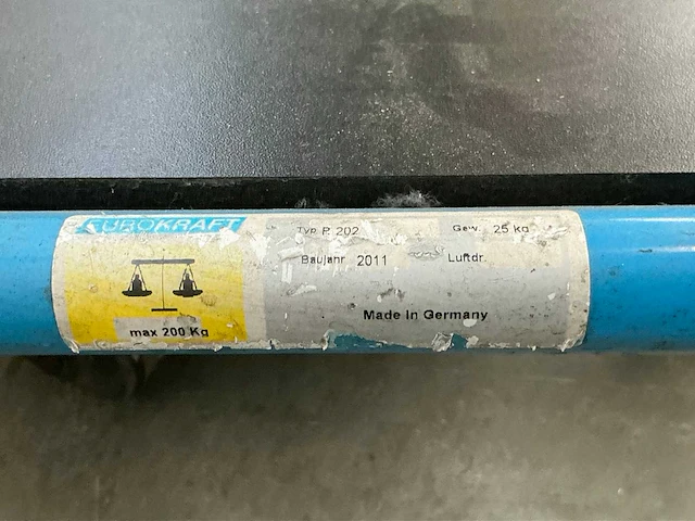 Eurokraft magazijnwagen (200kg) - afbeelding 2 van  2