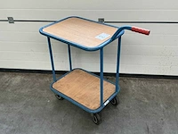 Eurokraft magazijnwagen (200kg) - afbeelding 1 van  3
