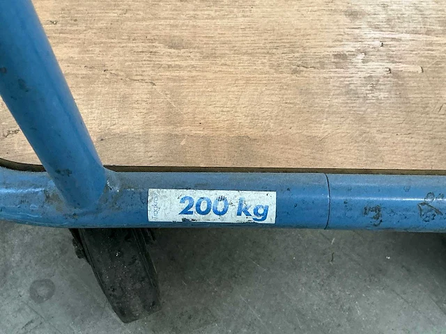 Eurokraft magazijnwagen (200kg) - afbeelding 3 van  3