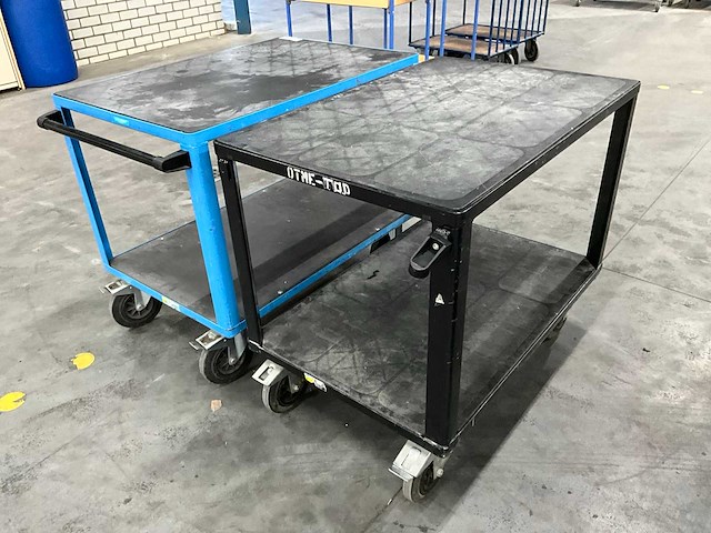 Eurokraft magazijnwagen (2x) - afbeelding 1 van  3