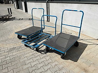 Eurokraft plateauwagen (3x) - afbeelding 1 van  9