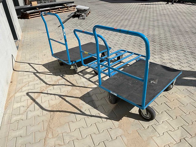Eurokraft plateauwagen (3x) - afbeelding 3 van  9