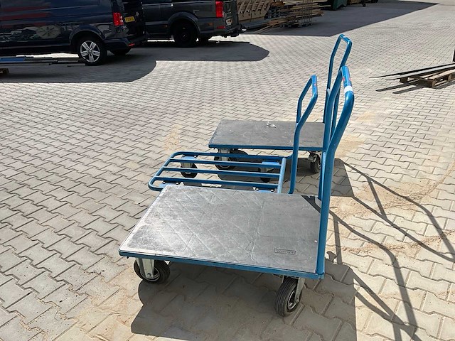 Eurokraft plateauwagen (3x) - afbeelding 4 van  9