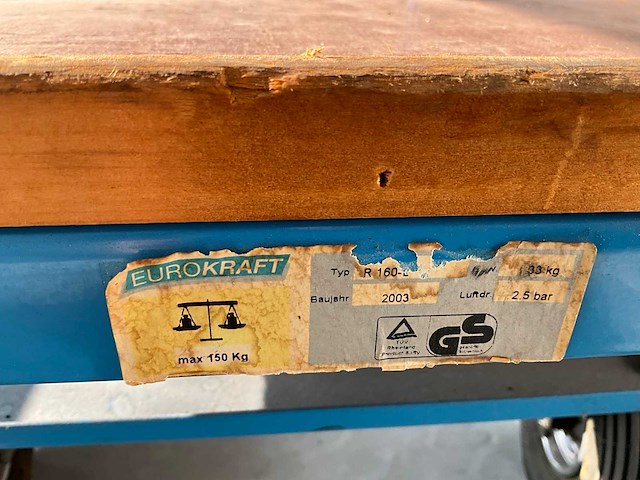 Eurokraft r-160-l etagewagen (2x) - afbeelding 2 van  10