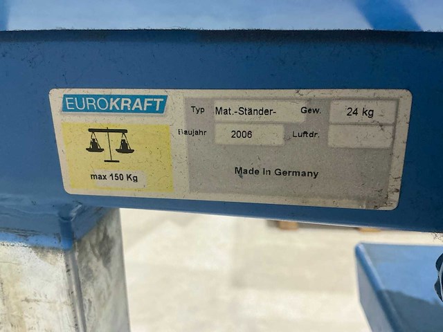 Eurokraft werktafel mobiel (3x) - afbeelding 7 van  7