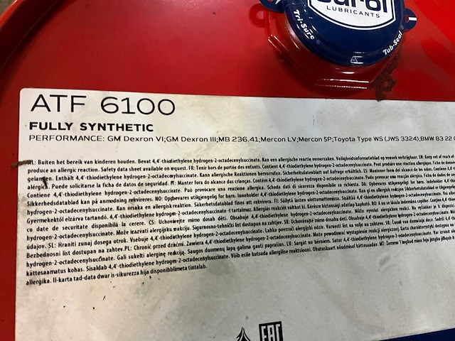Eurol - atf 6100 - smeermiddel (2x) - afbeelding 8 van  11