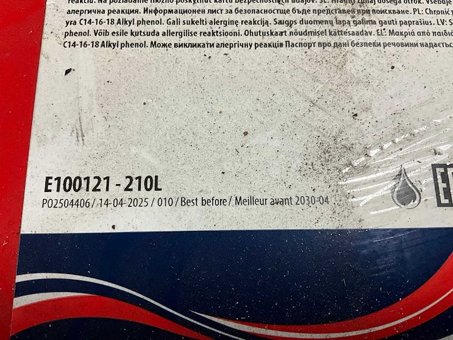 Eurol geo-max 10w-40 olie (210 l) - afbeelding 5 van  6