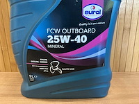 Eurol nautic line fcw outboard 25w-40 4-takt motorolie - 5l (2x) - afbeelding 3 van  6