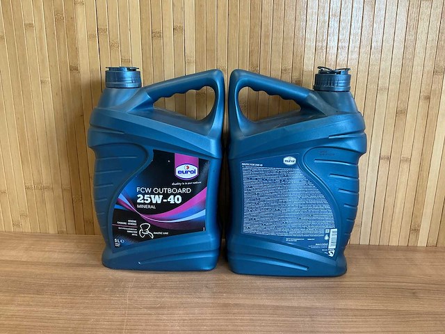 Eurol nautic line fcw outboard 25w-40 4-takt motorolie - 5l (2x) - afbeelding 5 van  6