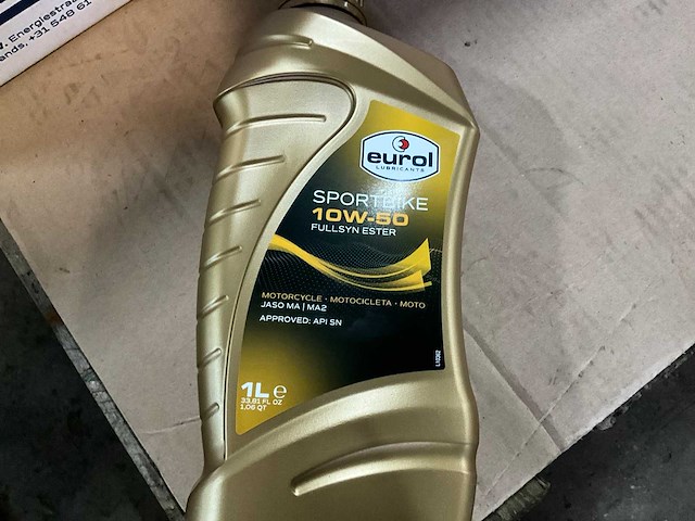 Eurol sportbike 10w-50 olie (36l) - afbeelding 1 van  3