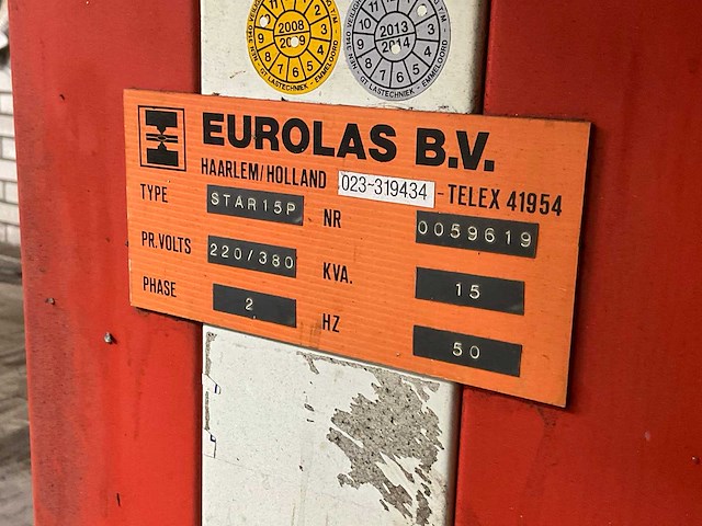 Eurolas star 15 p puntlasmachine - afbeelding 8 van  8