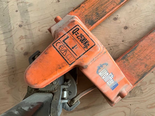 Eurolifter - 2500kg hand hydraulische palletwagen - afbeelding 3 van  4