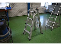 Euroline 4x4 vouwladder - afbeelding 1 van  4