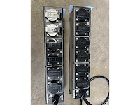 Eurolite - sb-65/19 - 19" 16ampere power distributor racking equipment (2x) - afbeelding 3 van  3