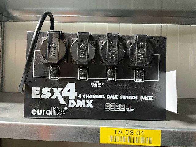 Eurolite esx4 dmx switch pack - afbeelding 2 van  3