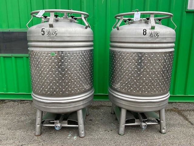 Eurolux biertank 1000ltr (2x) - afbeelding 1 van  8
