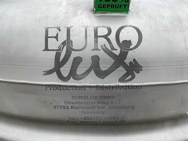 Eurolux biertank 1000ltr (2x) - afbeelding 8 van  9