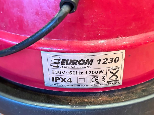 Eurom - 1230 - stof- waterzuiger - afbeelding 4 van  4