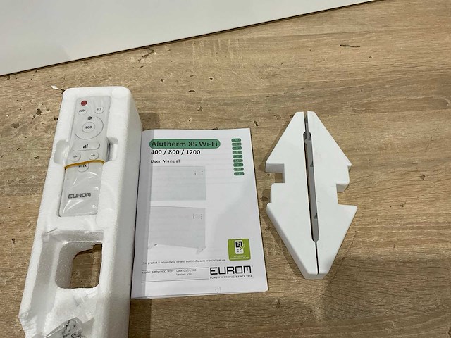 Eurom - alutherm 1200xs wifi white - elektrische verwarming - afbeelding 5 van  6