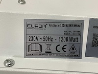 Eurom - alutherm 1200xs wifi white - elektrische verwarming - afbeelding 3 van  6