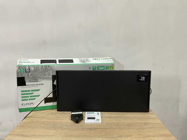 Eurom - alutherm 2000 wifi black - elektrische verwarming - afbeelding 5 van  7