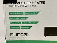 Eurom - alutherm 2000 wifi black - elektrische verwarming - afbeelding 2 van  7