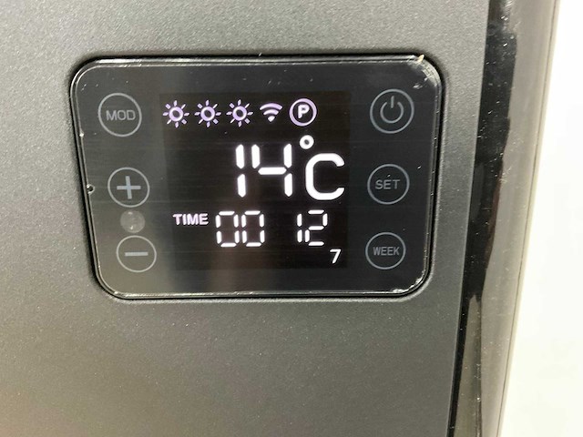 Eurom - alutherm 2500 wifi black - elektrische verwarming - afbeelding 4 van  7