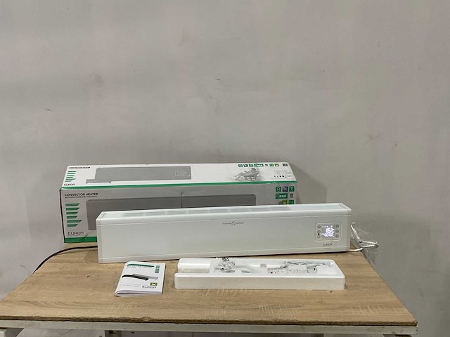 Eurom - alutherm baseboard 1500 white - elektrische verwarming - afbeelding 1 van  7