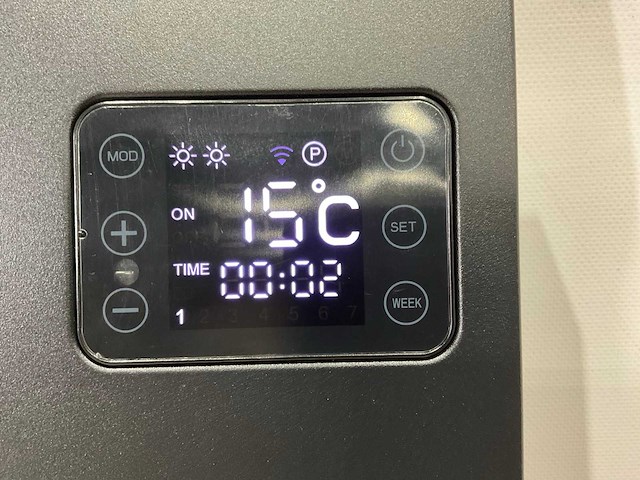 Eurom - alutherm sani 1200 wifi black - badkamer verwarming - afbeelding 4 van  6