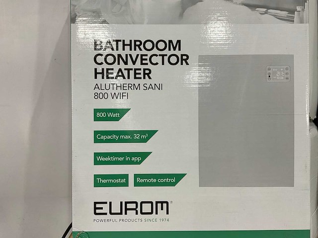 Eurom - alutherm sani 800 wifi - badkamer verwarming - afbeelding 5 van  6