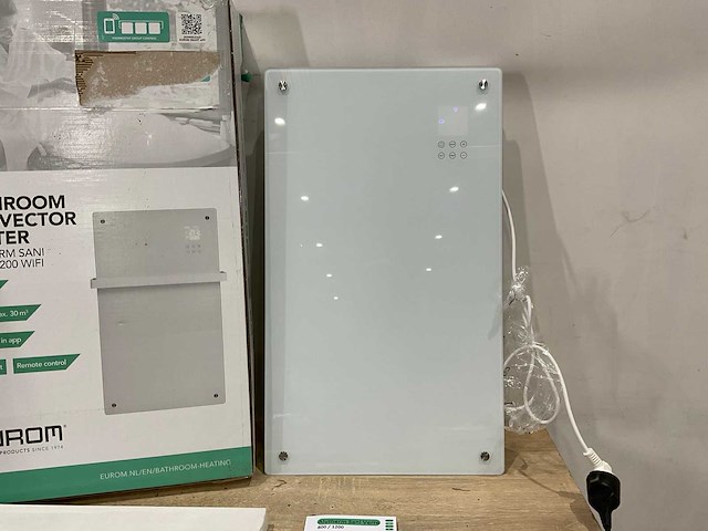 Eurom - alutherm sani verre 1200 wifi - badkamer verwarming - afbeelding 4 van  7