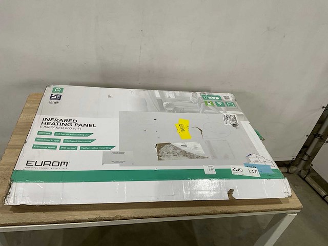 Eurom - e-infrared 800 wifi - infrarood paneel - afbeelding 5 van  7