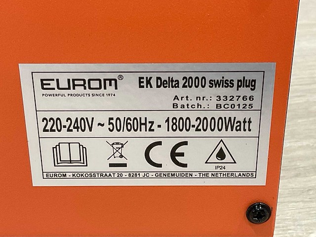Eurom - ek delta 2000 - heater - afbeelding 6 van  8