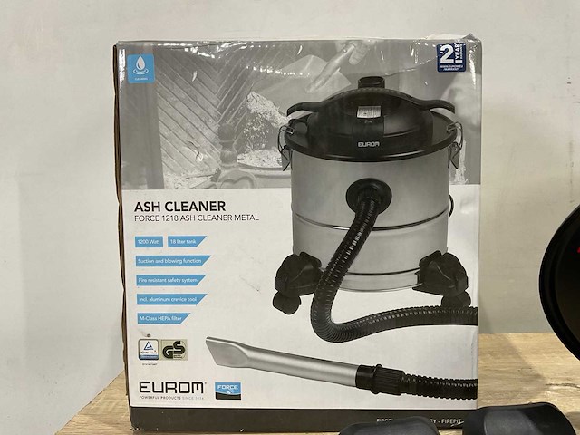 Eurom - force 1218 ash cleaner metal - as stofzuiger (5x) - afbeelding 8 van  9