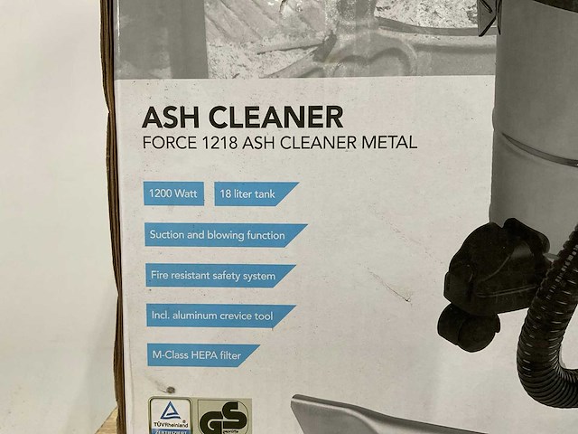 Eurom - force 1218 ash cleaner metal - as stofzuiger (5x) - afbeelding 9 van  9