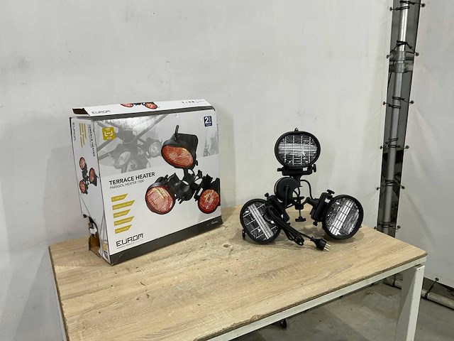 Eurom - parasol heater 1500 - terrasverwarming (2x) - afbeelding 2 van  9