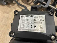 Eurom - parasol heater 1500 - terrasverwarming (2x) - afbeelding 7 van  9