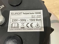 Eurom - party tent heater 1500 ind - terrasverwarming (2x) - afbeelding 7 van  8