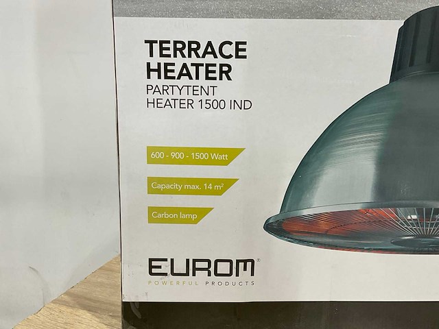 Eurom - party tent heater 1500 ind - terrasverwarming (2x) - afbeelding 6 van  6