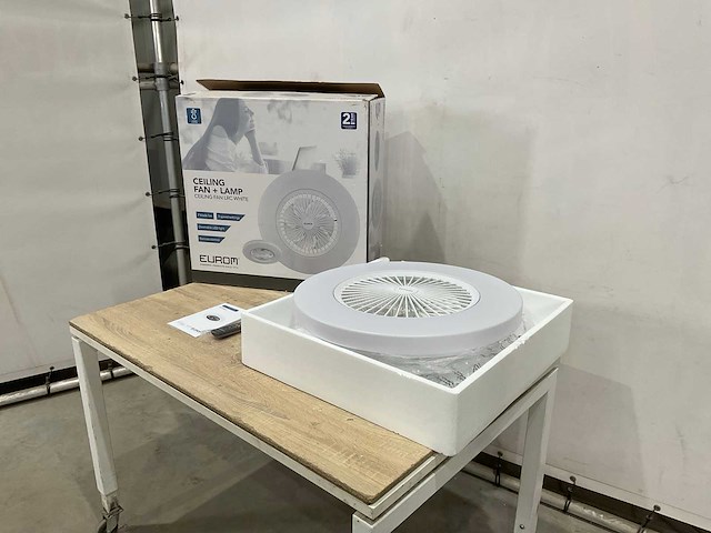 Eurom - plafondlamp met ventilator - afbeelding 1 van  8