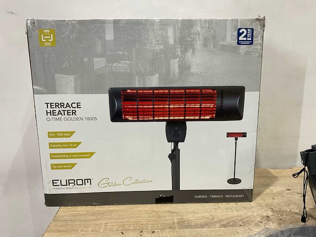 Eurom - q time golden 1800s - terrasverwarming - afbeelding 6 van  7