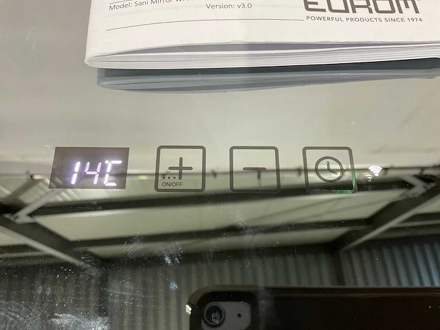 Eurom - sani 400 mirror wifi - badkamer verwarming met spiegel - afbeelding 5 van  8