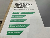 Eurom - sani 400 mirror wifi - badkamer verwarming met spiegel - afbeelding 8 van  8