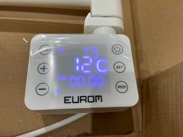 Eurom - sani bathroom radiator 1000 wifi white - badkamer radiator - afbeelding 4 van  7