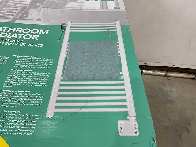 Eurom - sani bathroom radiator 800 wifi white - badkamer radiator - afbeelding 6 van  6